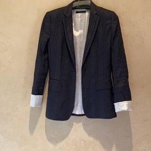 Ellie Tahari Navy Blazer